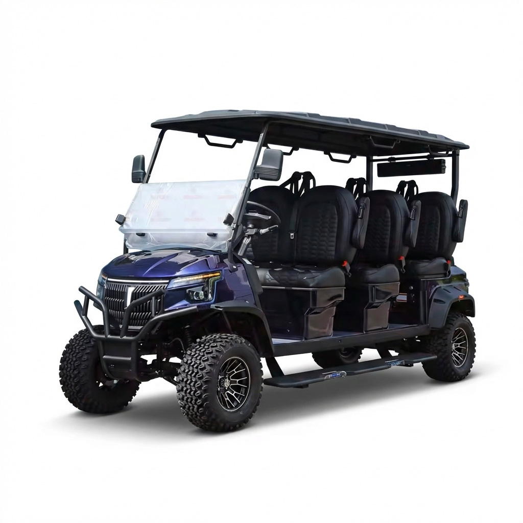Customized Color-Changing Car Paint Luxury Electric Golf Cart Model L