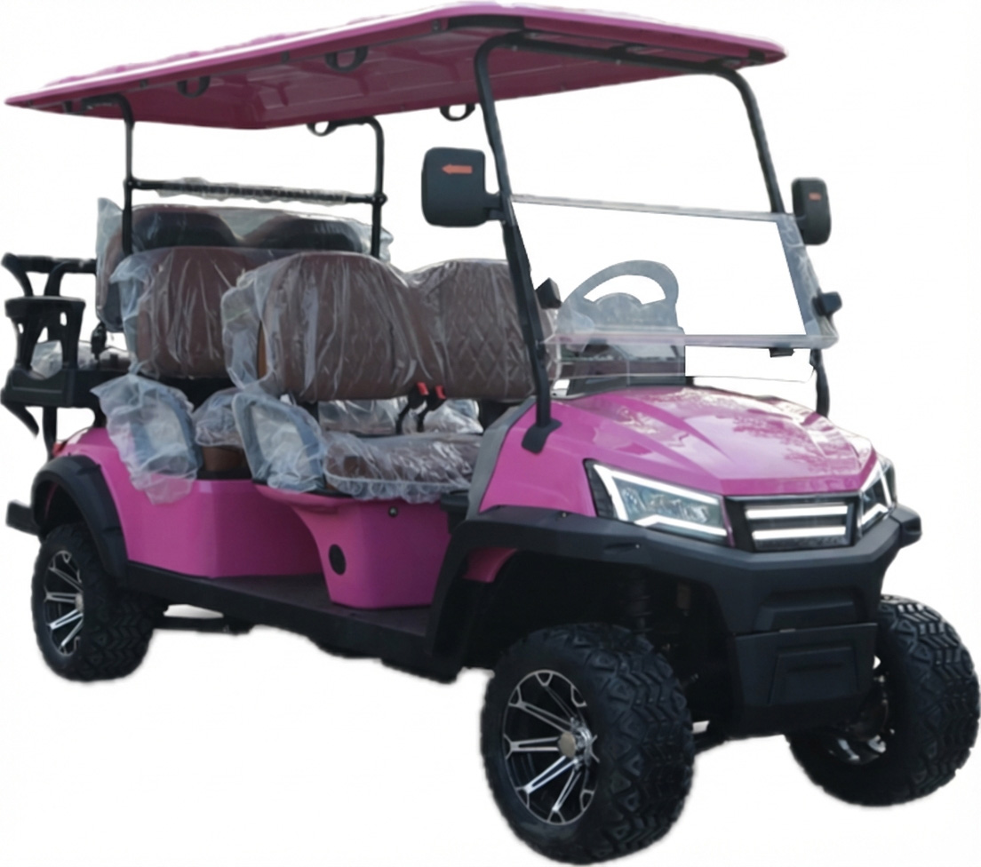 72V 100AH 7.5KW Street Legal 6 Person Electric Golf Cart Model G