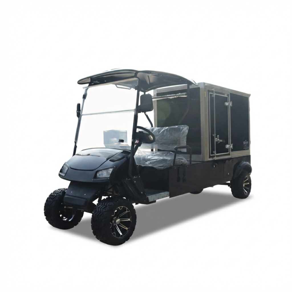 Hotel Usage 5KW 48V 100AH Lithium Battery Electric Linen Cart Model A