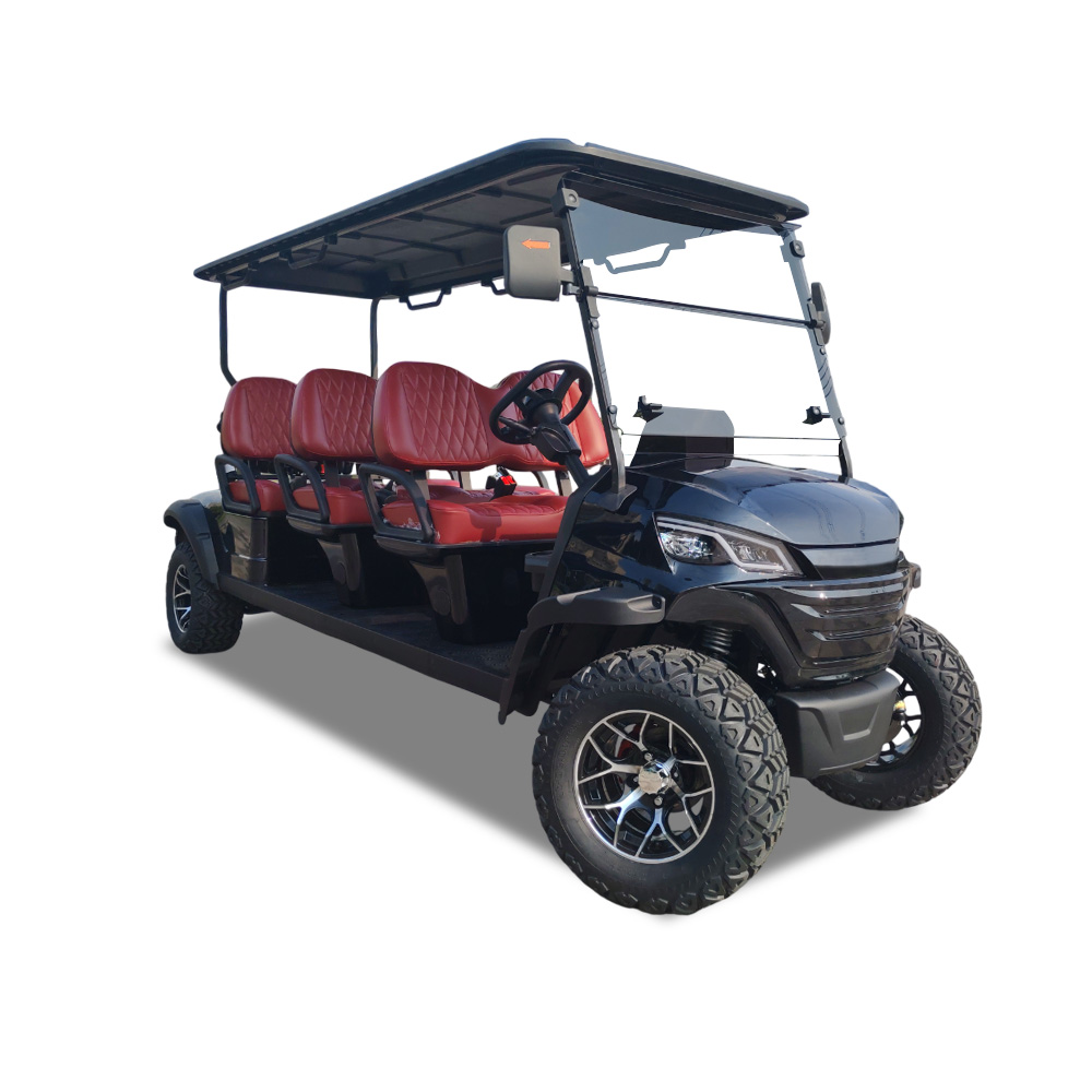 6 Person Seat 72v Lithium Battery Electric Golf Cart Model HF