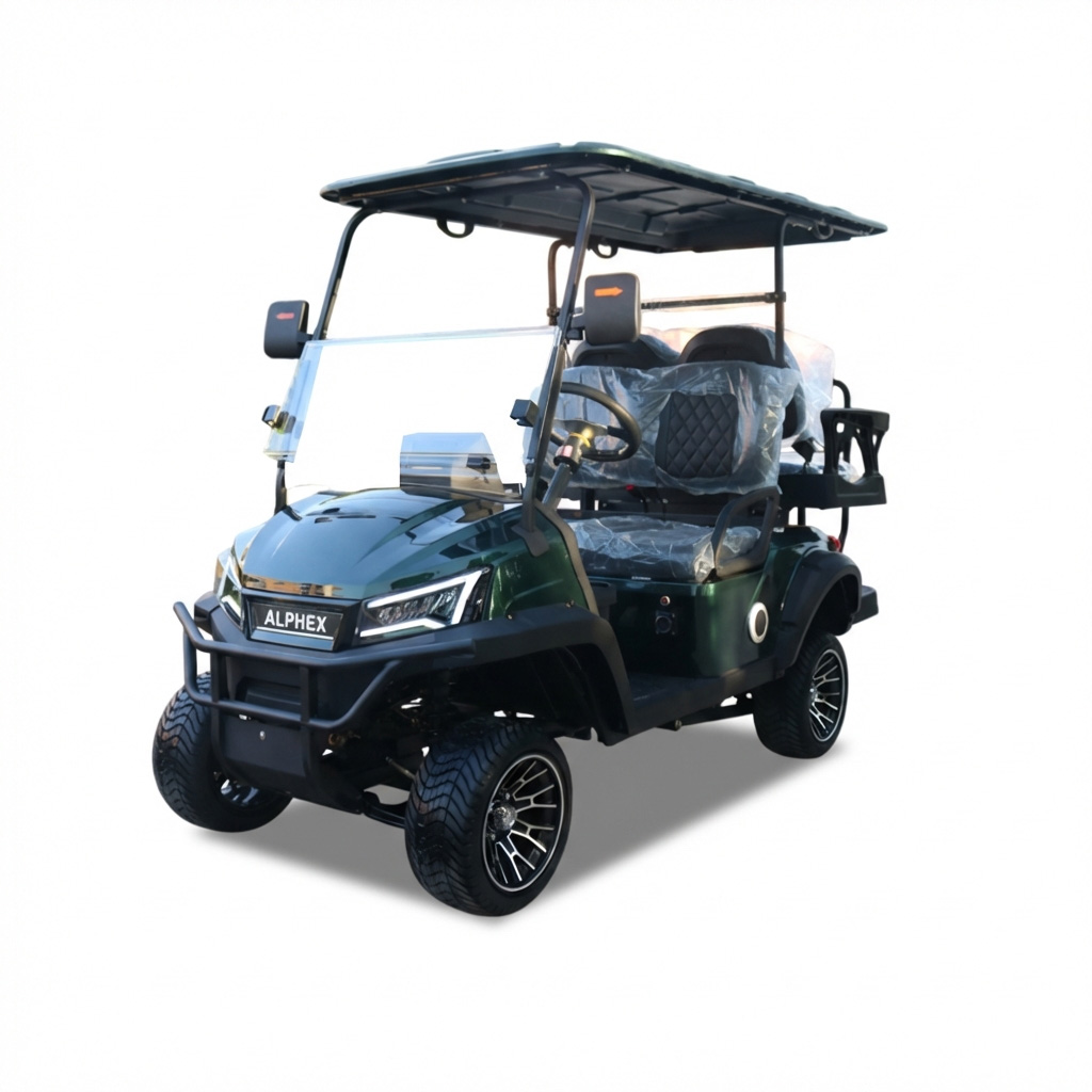 2+2 Seat Street Legal 48V Lithium Battery Electric Golf Cart Model G